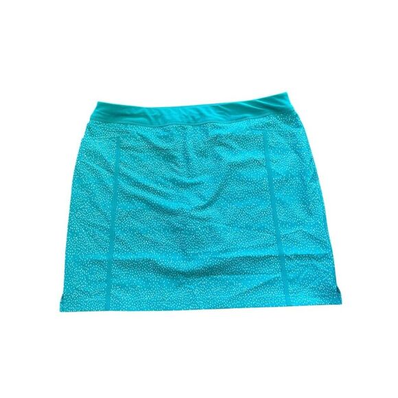 Adidas Women's Athletic Skort L Teal Blue Golf Tennis Pickleball - Picture 1 of 5